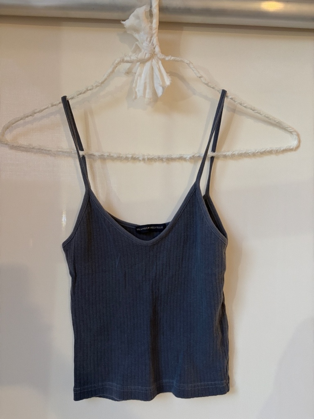 Brandy Melville Navy Ribbed Cami